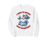 Retired Nurse GNOME I Need To Retire from Retirement Saying Felpa