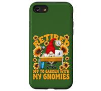 Retired Office Manager Gnome For Women Funny Retirement Custodia per iPhone SE (2020) / 7/8