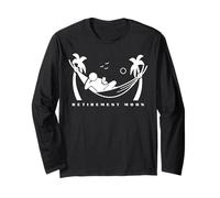 Retired Stopped Working Retire Retirement Moon Maglia a Manica