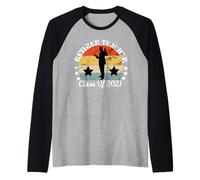 Retired Teacher Class of 2021 Retirement Gift Maglia con Maniche Raglan