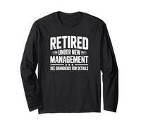 Retired Under New Management See Grandkids for Details Maglia a Manica