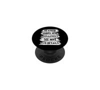 Retired Under New Management See Wife For Details PopSockets PopGrip Adesivo