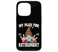 Retirement Bowling Gnome Dad For Men Retired Grandpa Life Custodia per iPhone 13 Pro