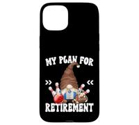 Retirement Bowling Gnome Dad For Men Retired Grandpa Life Custodia per iPhone 15 Plus