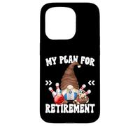 Retirement Bowling Gnome Dad For Men Retired Grandpa Life Custodia per iPhone 15 Pro
