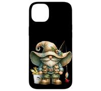 Retirement Fishing Gnome For Retired Dad And Fishing Grandpa Custodia per iPhone 14 Plus