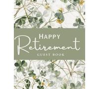 Retirement Guest Book To Sign in & Leave Message - Happy Retirement Party