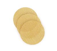 RETOL Retine abrasive velcrate, 225 mm, G60, p. levigatrici per muri, corindone nobile bianco (25 Pz.)