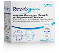 River Pharma Integratore Retonix Memo – per la memoria e il benessere dei nervi – 30 bustine