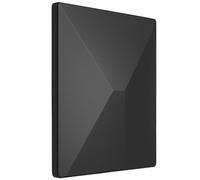 Retoo Antenna TV DVB-T2 DVB-T2 da Interna con Amplificatore 35 dB, Ricezione a 360°, Cavo Coassiale da 5M, Segnale Support UHF/VHF/FM, Alimentazione DC 5V per Televisori, Radio, 168-790 MHz, Nero