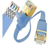 Retoo Cavo Ethernet Cat. 7, infrangibile, 10 GB, cavo patch da 1 m, per router modem access point gaming