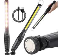 Retoo COB LED Lampada da lavoro con clip magnetica e cavo di ricarica USB, luci di ispezione 8 W 1800 mAh, torce magnetiche, lampada da officina per riparazione auto, garage, campeggio, officina