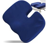 Retoo Comodo cuscino ortopedico per sedia da ufficio, cuscino con cuscino in memory foam per alleviare il coccige, favorisce la circolazione sanguigna e aumenta il comfort di seduta, ergonomico