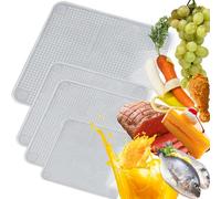 Retoo Coperchio in silicone estensibile e riutilizzabile, sicuro e sano, copertura universale in silicone, per pentole, ciotole, bicchieri, bicchieri (4 piazze)