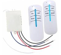 Retoo Interruttore con Telecomando, Interruttore wireless ON/OFF 220V, Comando a Distanza Portata 30m per Lampada Luce, Ricevitore Radio da Paretec Controller Trasmettitore, Parete Senza Fili