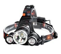 Retoo Lampada frontale a LED T6 superbrillante con 4 modos de luz y 90° regolabile, linterna frontale para trotar, correr, acampar, pescar, cazar, andar en bicicleta, scala [classe energetica A++]