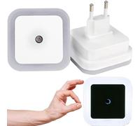 Retoo Lampada LED Con Sensore Crepuscolare Automatica, A Basso Consumo, Compatta, Luce Notturna Per Cameretta Bambini, Bagno, Corridoio