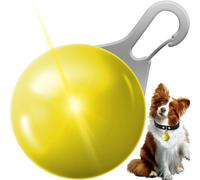 Retoo Luce lampeggiante a LED di sicurezza per cani con 3 modalità di luce, luce a LED per gatti e passeggiate con il cane, portachiavi impermeabile, clip on di sicurezza