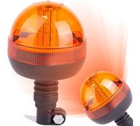 Retoo Luce Lampeggiante, Lampada di Segnalazione di Emergenza a LED, Avvertimento, Attenzione, 12-24V, Riparazioni, Stradali, Rimorchi, Auto, Carrelli Elevatori, Trattore, Camion Veicoli, Arancia