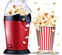 Retoo Macchina per popcorn senza grasso e olio, 900 Watt, per popcorn ad aria calda, snack sano, senza grassi e senza olio, per la casa, per popcorn, per popcorn, snack sano