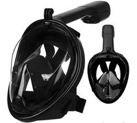 Retoo Maschera subacquea, L XL, maschera da snorkeling, maschera completa, maschera subacquea per adulti e bambini, giocattolo acquatico, maschera integrale 180 per campo visivo