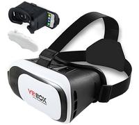 Retoo Occhiali VR 3D Visore di Realtà Virtuale per Giochi, Film su Smartphone da 3,5-6,3 Pollici con Telecomando e visore a 360°, Occhiali visori VR compatibili con Android, iPhone, Samsung, Moto, LG