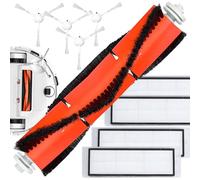 Retoo Spazzola e filtro compatibili per Xiaomi Mi Robot Set di accessori per robot aspirapolvere, set di accessori di ricambio, 1 spazzola principale, 4 spazzole laterali, 4 filtri Hepa, spazzole in
