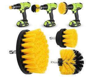 Retoo Spazzole per Trapano Elettrico 3 Pezzi, Set di Pulizia Perfetto, Drill Brush Power Scrubber, Set di Spazzole Pulizia per Trapano, Spazzola per la Pulizia di Auto