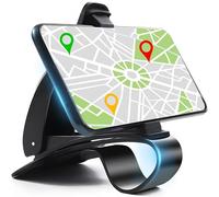 Retoo Porta Cellulare con morsetti, stabile, universale per smartphone 4 a 6,5 pollici, Nero