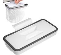 Retoo Supporto per sacco della spazzatura sospeso Cestino della Spazzatura Sospeso con Coperchio Porta Sacco della Spazzatura in Plastica per Casa Cucina Ufficio Bagno Soggiorno Camera da Letto