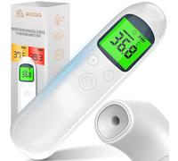 Retoo Termometro frontale digitale a infrarossi, per neonati e adulti, misuratore di temperatura, igienico, display LCD, 32, recupero di memoria, bianco