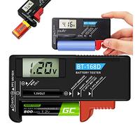 Retoo Tester digitale per batteria e batteria AAA, AA, CR, batteria a bottone, 1.5 V, 3.7 V, 9 V, indicatore dello stato di carica/volt, batteria Check, tester di batteria, misuratore