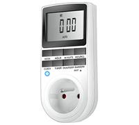 Retoo Timer digitale con presa LCD, 10 programmi, 12/24 h