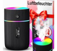 Retoo Umidificatore ad ultrasuoni da 220 ml con 2 W < 20 dB silenzioso funzionamento USB 40 ml/h, nebbia 4 - 8 ore, aroma per oli essenziali, 7 colori RGB o luce bianca, mini umidificatore per camera