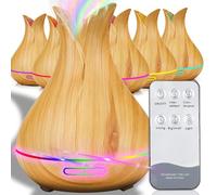 Retoo Umidificatore con telecomando, diffusore di aromi per umidificatore a nebbia fredda per la cameretta dei bambini, umidificatore d'aria con luce notturna per oli essenziali. Aromaterapia senza
