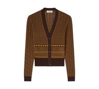 Retori - Cardigan in Jacquard - - Knitwear - Uomo - Marrone - S