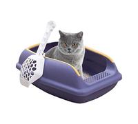 Retorno Lettiera per Gatti Antispruzzo | Recinzione Mobile con Parte Superiore Aperta | Toilette da Viaggio per Gattini