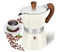 Retoteng Macchina per caffè espresso fornello, 3 tazze da caffè espresso moka Pot - 5 oz manuale cubano macchina percolatore per caffè Premium alluminio Moka italiano Espresso Greca Caffettiera