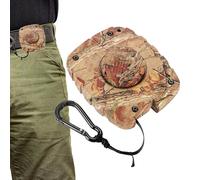 Retractable Bow Hoist Rope, Silent Treestand Gear Lifting System for Hunting, Noiseless Tree Stand Tool Hoisting Strap, Compact And -Free Hunting Accessory Elevation Storage