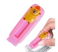Retractable Capybara Eraser - Sliding Push Pull Pencil Eraser, Cute Rubber for Students | Novelty School Supply