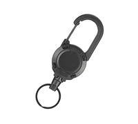 Retractable Carabiner, Carabiner Keychain, Extendable Compact Size Strong Grip Secure Hook Lightweight Build Long Extension, Key Holder for Grow Light, Tie-Downs, 23.62inches