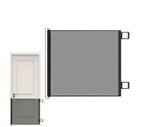 Retractable Dog Gate - No-Drill Retractable Pet Gate, Mesh Safety Door Barrier For Kittens Cats Stairs Balcony Passage Small Space Residents Apartment Dwellers