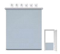 Retractable Dog Gate -retractable Gates For Pets | Doorways Mesh Gate | No-Drill Mesh Pets Door Adjustable For Indoor Home Staircase Hallway Terrace Porch Kitten Puppy Dogs Cats