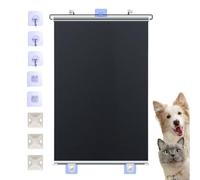 Retractable Dog Gate - Wide Lightweight Scratch-Resistant Barrier | Long Lasting Retractable and Pet Fence for Indoor Outdoor Hallway, Garage, Deck, Porch, Room, Kitchen, Home Safety Protection