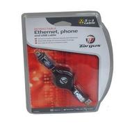 Retractable Ethernet, Phone and USB Cavo