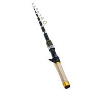 Retractable Fishing Rod - Telescopic Bass Pole, Folding Fishing Stick | Travel Gear, Portable Outdoor Equipment, Strong Compact Rod With Carry Bag For Freshwater Trout Bank River Lake Pier