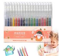 Retractable Glitter Gel Pen Set, Quick-Drying Sparkle Pen Set，18Pcs