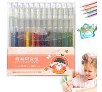 Retractable Glitter Gel Pen Set, Quick-Drying Sparkle Pen Set，24Pcs
