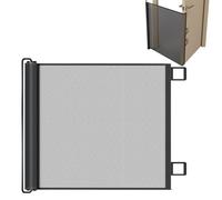 Retractable Mesh Gate For Pets | Kid Safety Automatic Retractable Isolamento Net - Adjustable Pet Supplies Gates For Doorways And Stairs