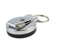Retractable Metal Card Badge Holder Steel Ring GürtelClip Pull Portachiavi 1pcs New Released Durable and Intelligent
